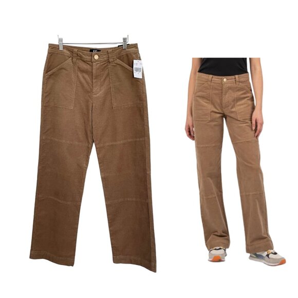 Kut from the Kloth Pants Women 6 Sienna Wide Leg Utility...
